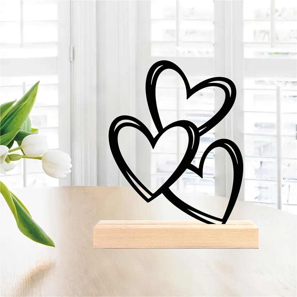 1pc Minimalist Heart Desktop D - Woodworking School recensione e prezzo