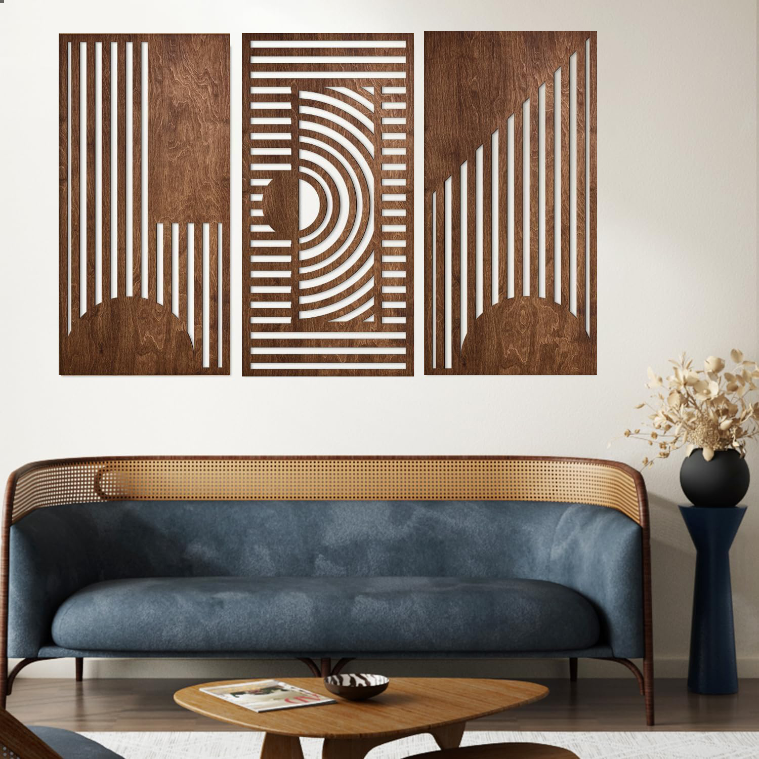 3 Pcs Geometric Wood Wall Art  - Woodworking Hobbies recensione e prezzo