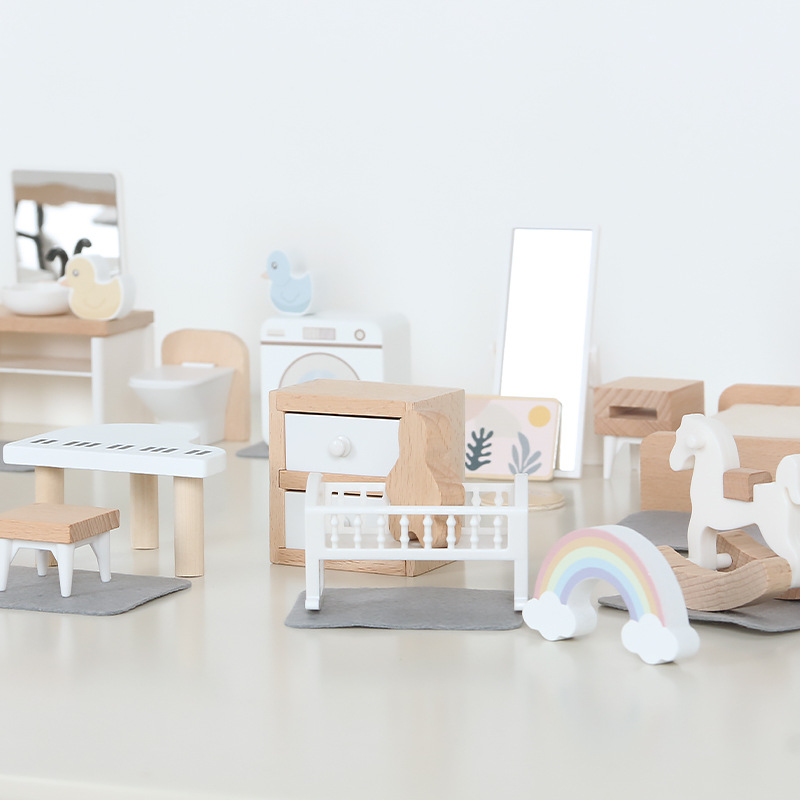 Modern dollhouse furniture kit - Woodworking Room recensione e prezzo