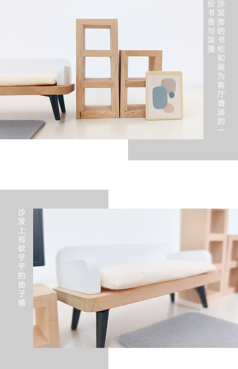 Modern dollhouse furniture kit - Woodworking Room recensione e prezzo