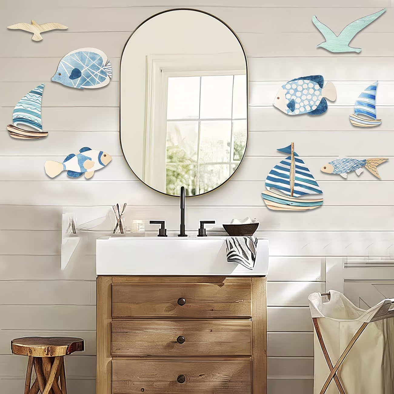 9Pcs Tropical Fish Seagull Sai - Woodworking Room recensione e prezzo