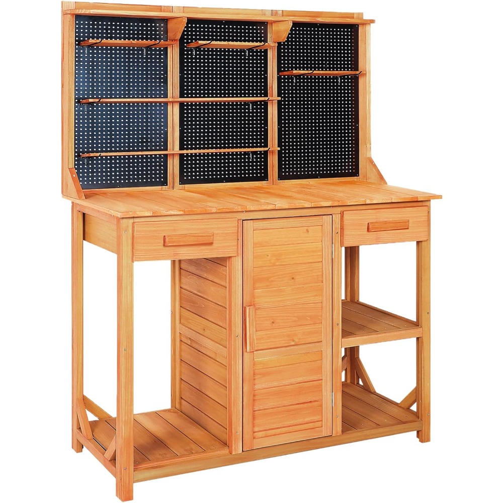 Outdoor Potting Bench,Wooden P - Workbench Woodworking recensione e prezzo