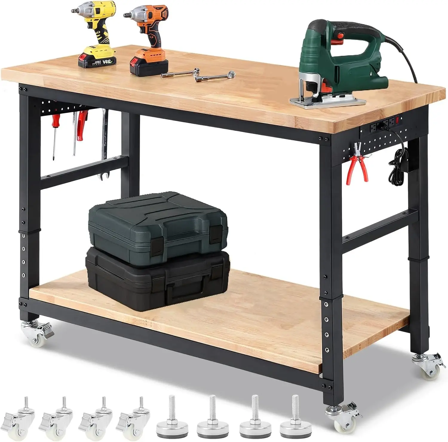 ENJOYWOOD Work Table for Garag - Workbench Woodworking recensione e prezzo