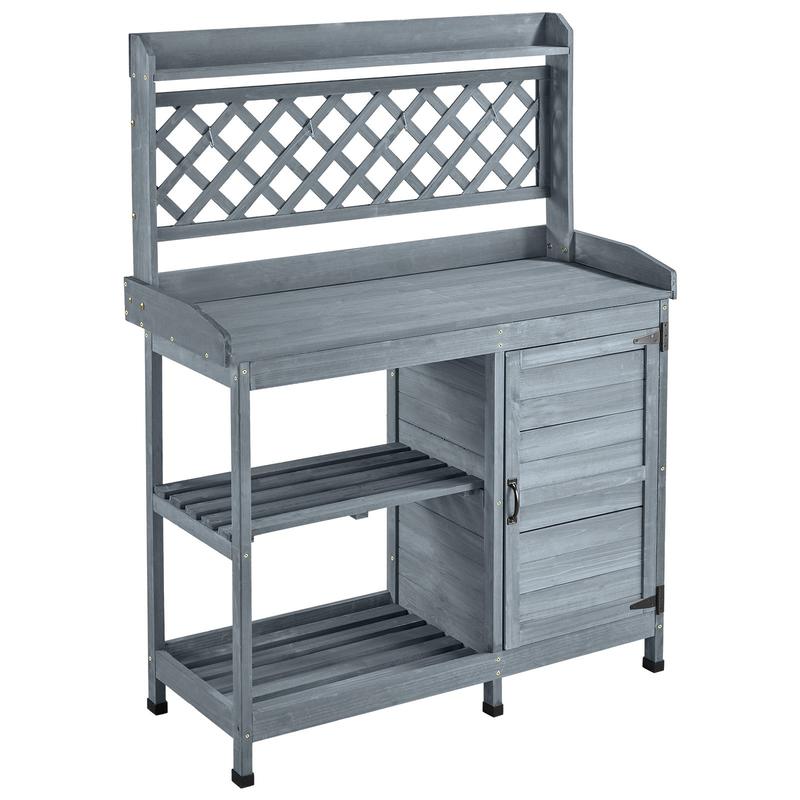 Potting Bench Table, Outdoor G - Workbench Woodworking recensione e prezzo