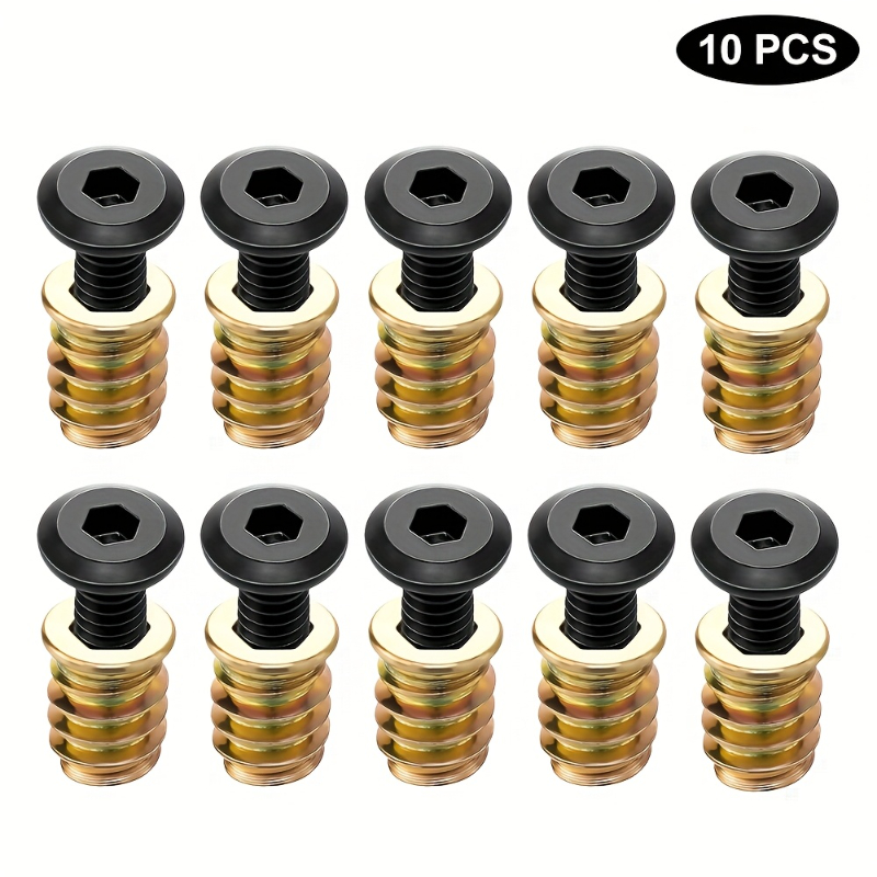 10PCS Nut Threaded Inserts Com - Woodworking Tool Stores recensione e prezzo