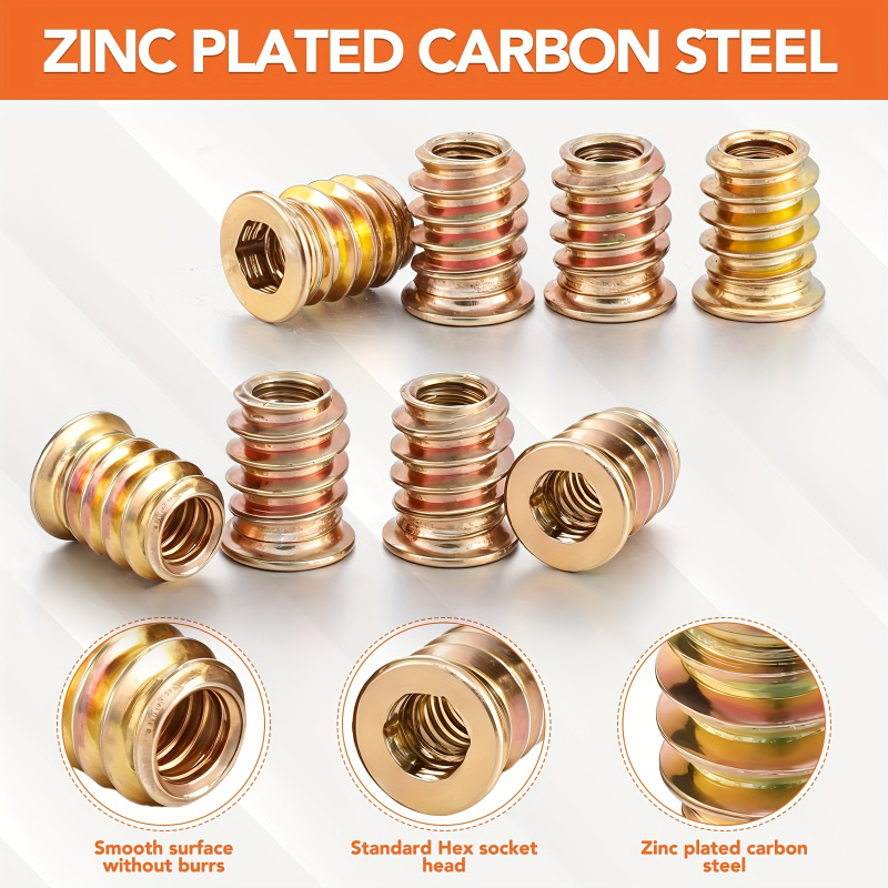 10PCS Nut Threaded Inserts Com - Woodworking Tool Stores recensione e prezzo