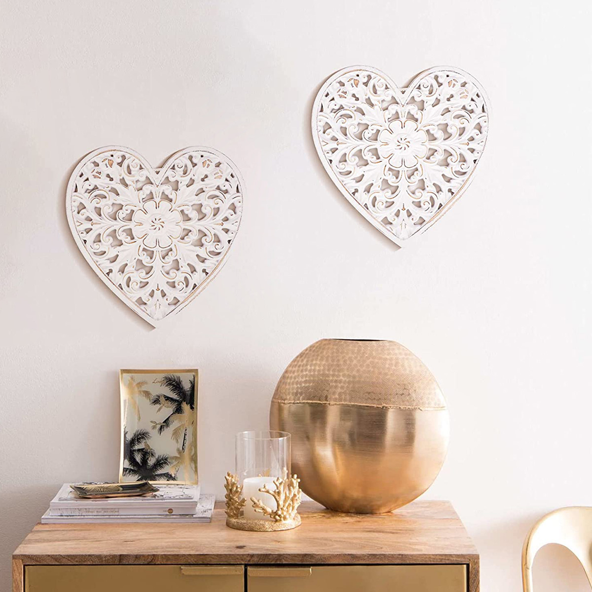 Wooden Wall Decor Floral Hollo - Woodworking Zone recensione e prezzo