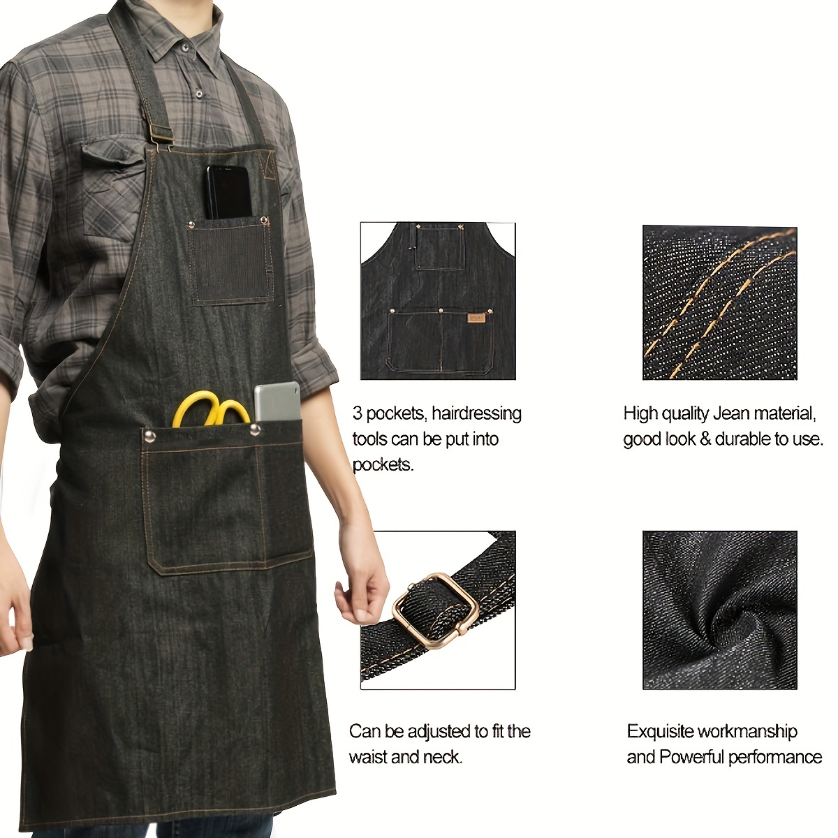 Lightweight Denim Jean Tool Ap - Woodworking Apron recensione e prezzo