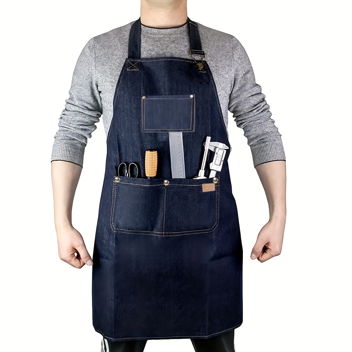 Lightweight Denim Jean Tool Ap - Woodworking Apron recensione e prezzo