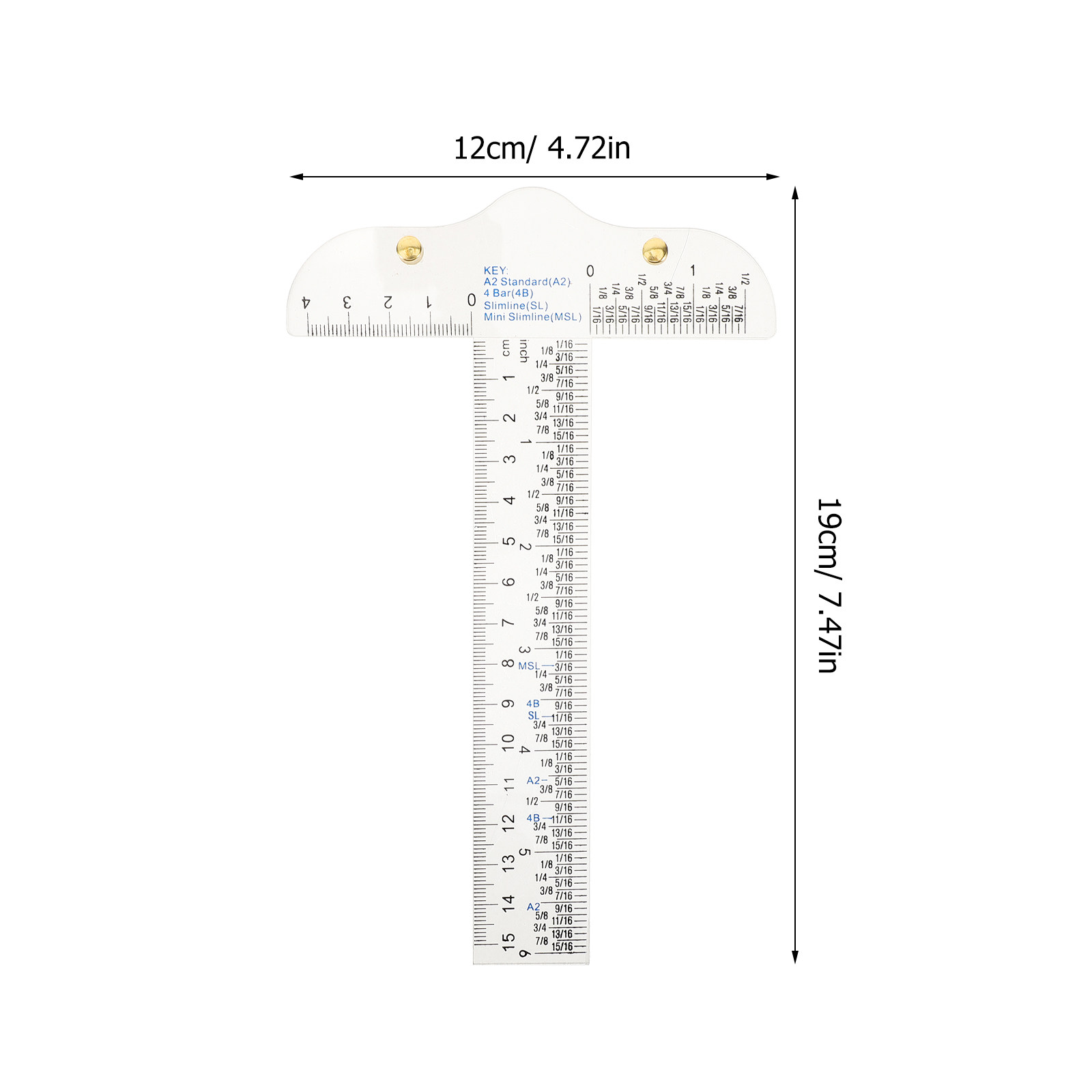 Ruler Transparent Plastic Ligh - Woodworking For Engineers recensione e prezzo