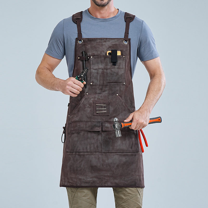 Durable Thick Canvas Apron Wat - Woodworking Apron recensione e prezzo