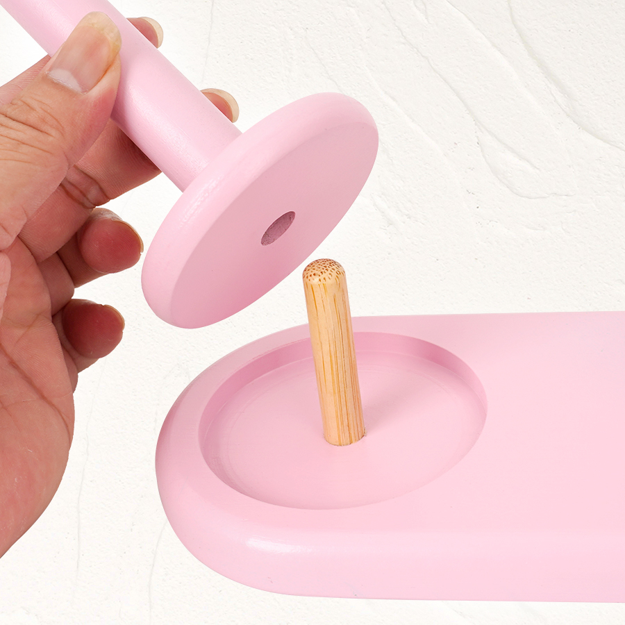 1pc Double-axis wooden yarn ho - Woodworking Hobbies recensione e prezzo