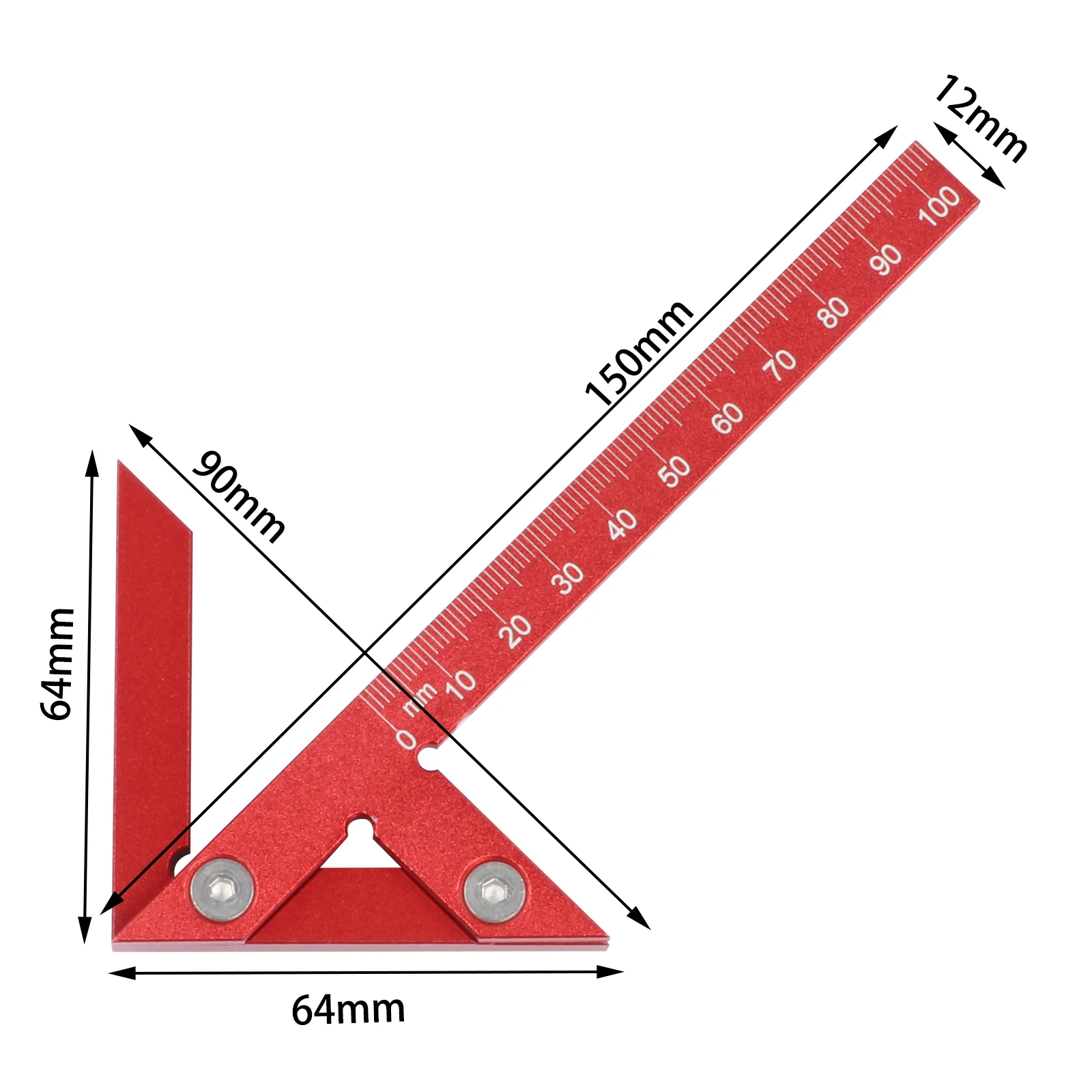 Center Finder Woodworking Squa - Woodworking Marking Gauge recensione e prezzo