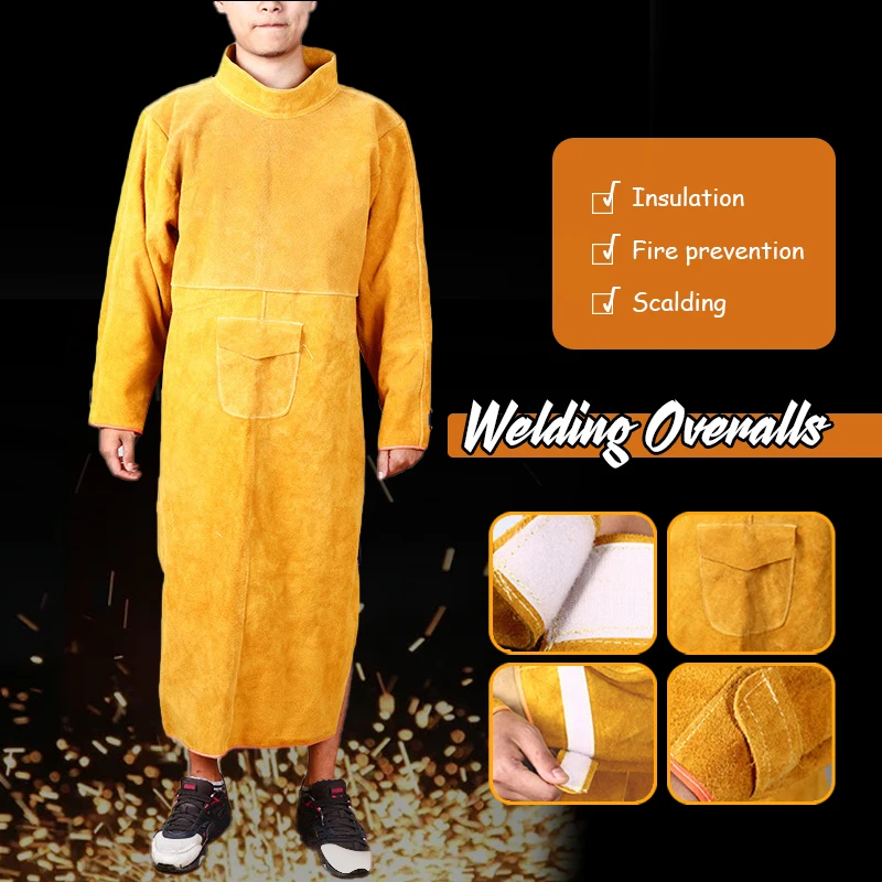 Cowhide Leather Anti-scalding  - Woodworking Apron recensione e prezzo