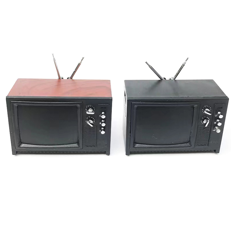 1pc 1/12 Dollhouse Mini Televi - Woodworking Tv recensione e prezzo