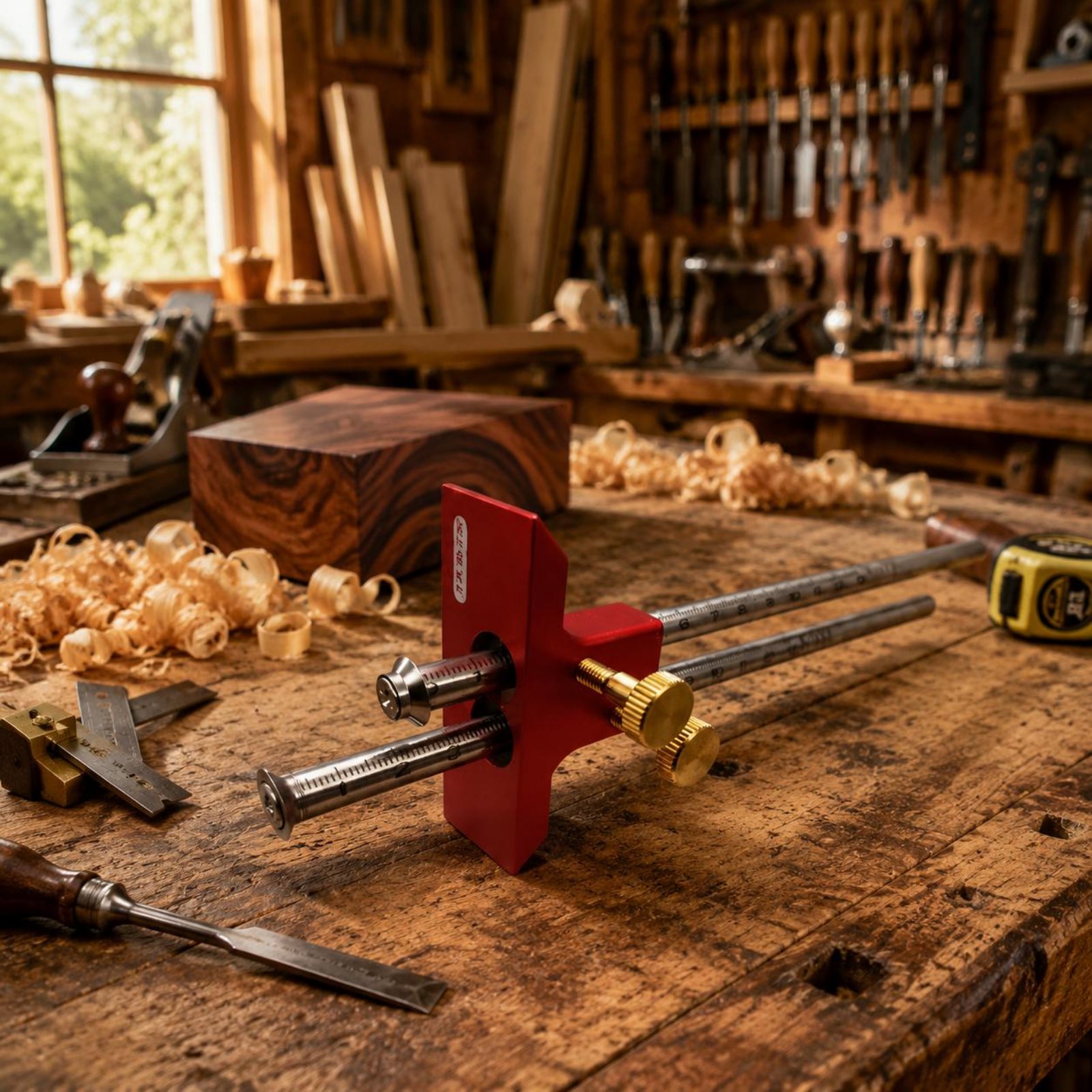 Double Head Marking Gauge Alum - Woodworking Marking Gauge recensione e prezzo