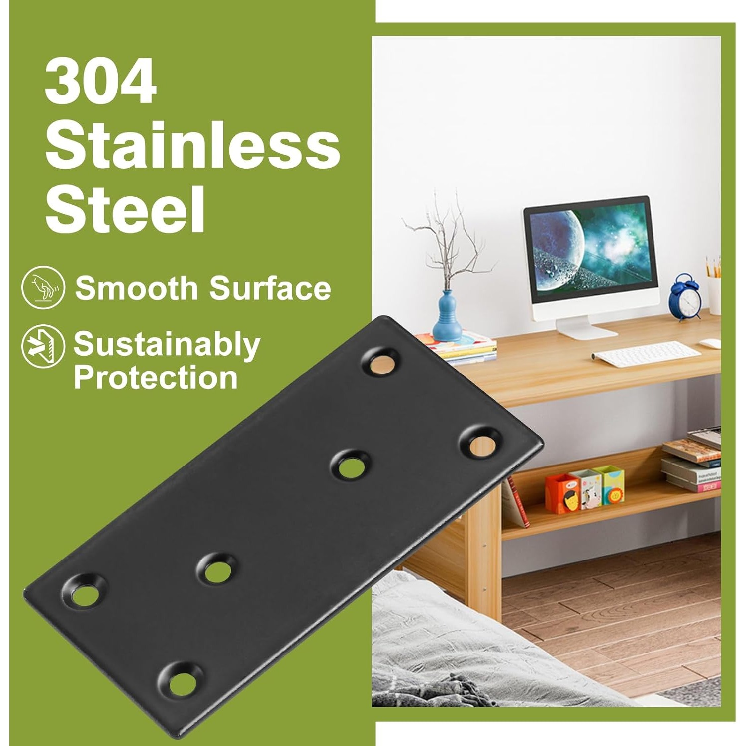 Flat Straight Brace Bracket, B - Woodworking X Brace recensione e prezzo