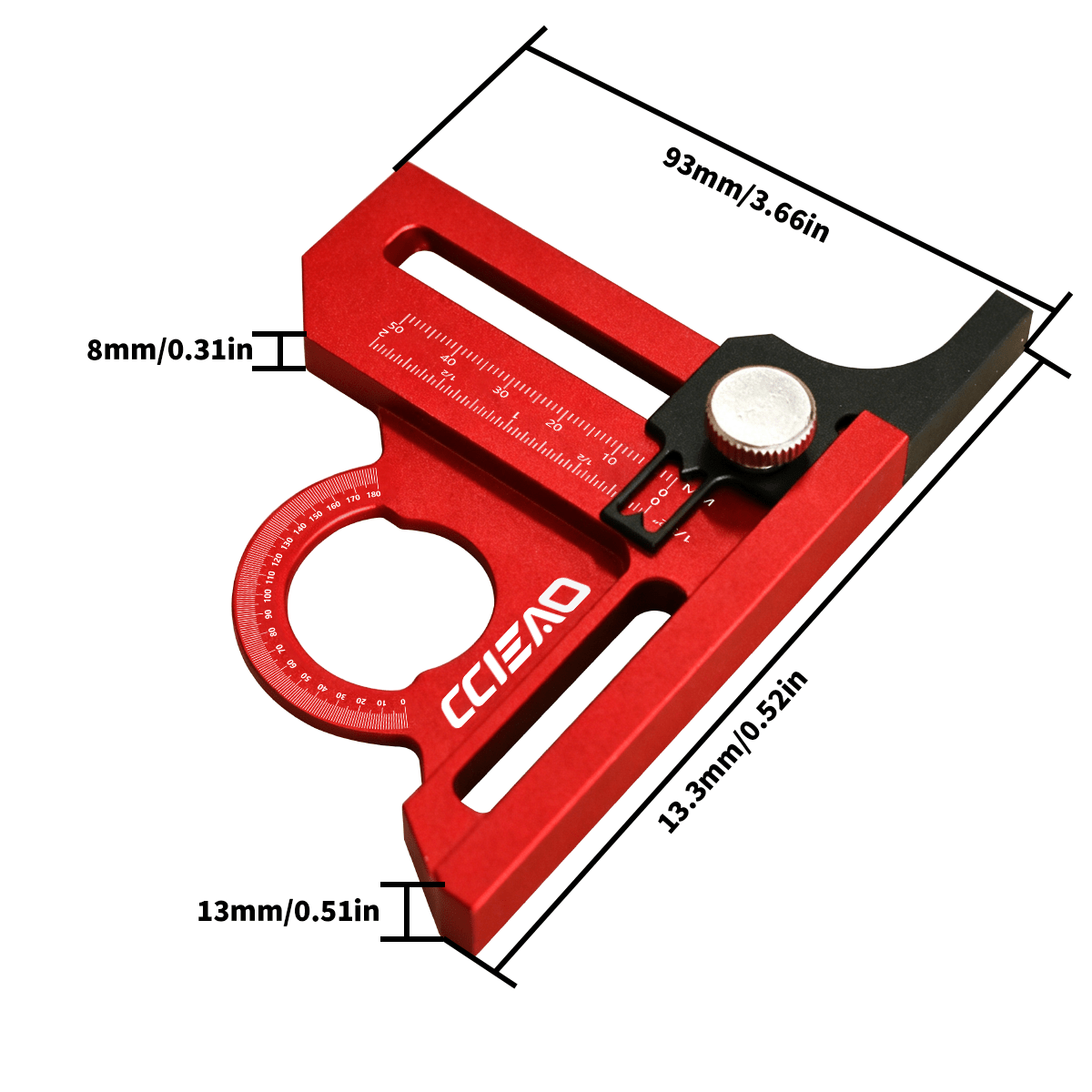 Professional 2-in-1 Aluminum W - Woodworking Marking Gauge recensione e prezzo