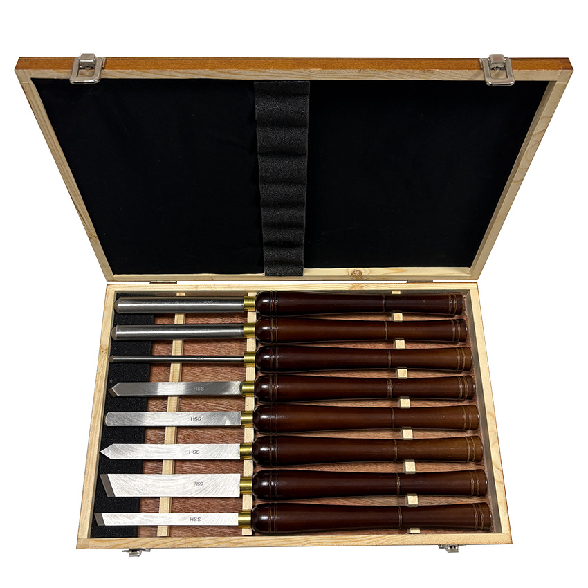 8pcs HSS Woodturning Chisel Se - Skew Chisel Wood recensione e prezzo