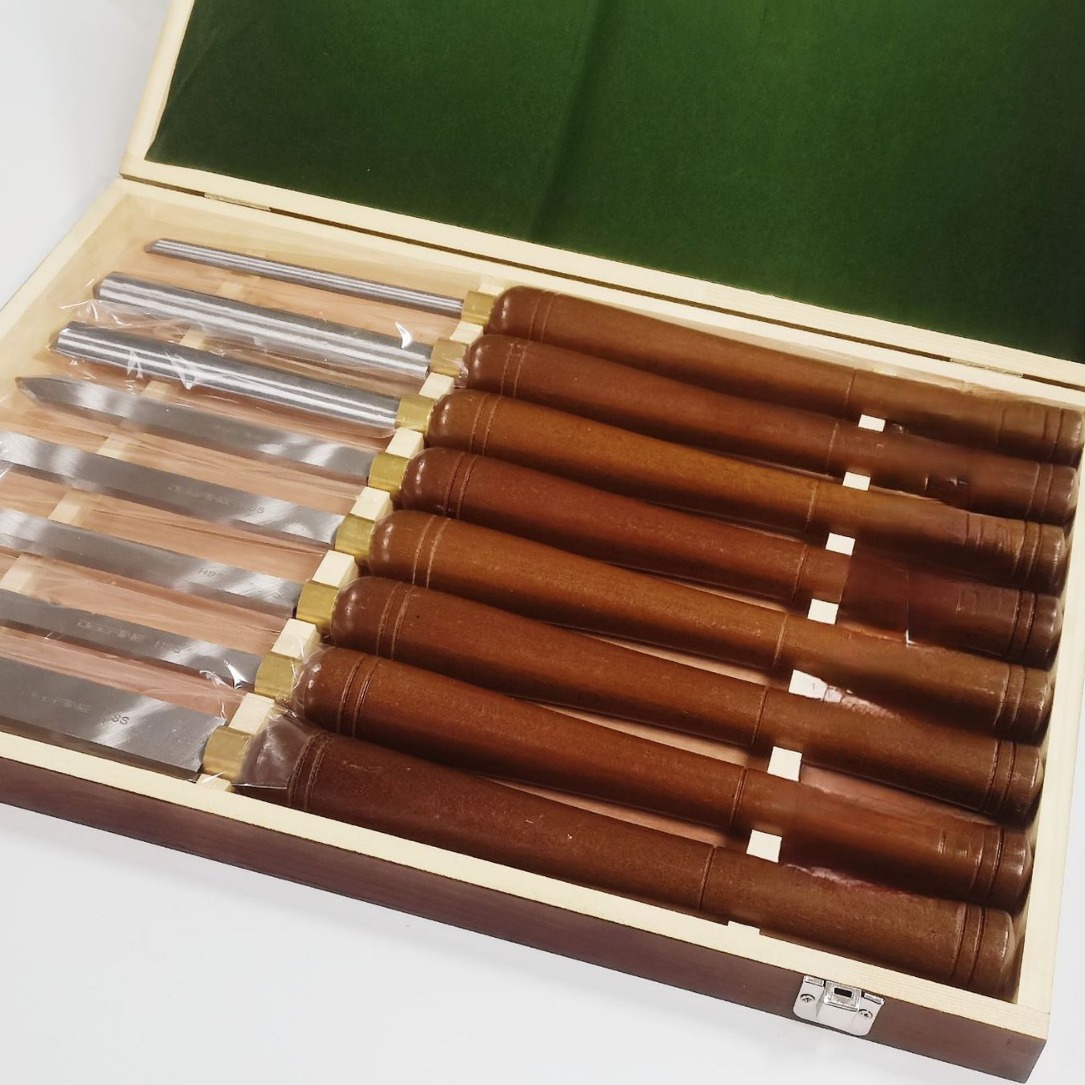 8pcs HSS Woodturning Chisel Se - Skew Chisel Wood recensione e prezzo