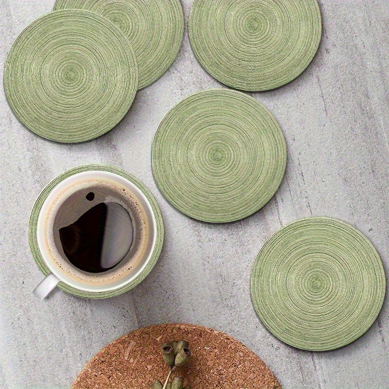 6pcs 4in Round Retro Green Gro - Woodworking Room recensione e prezzo